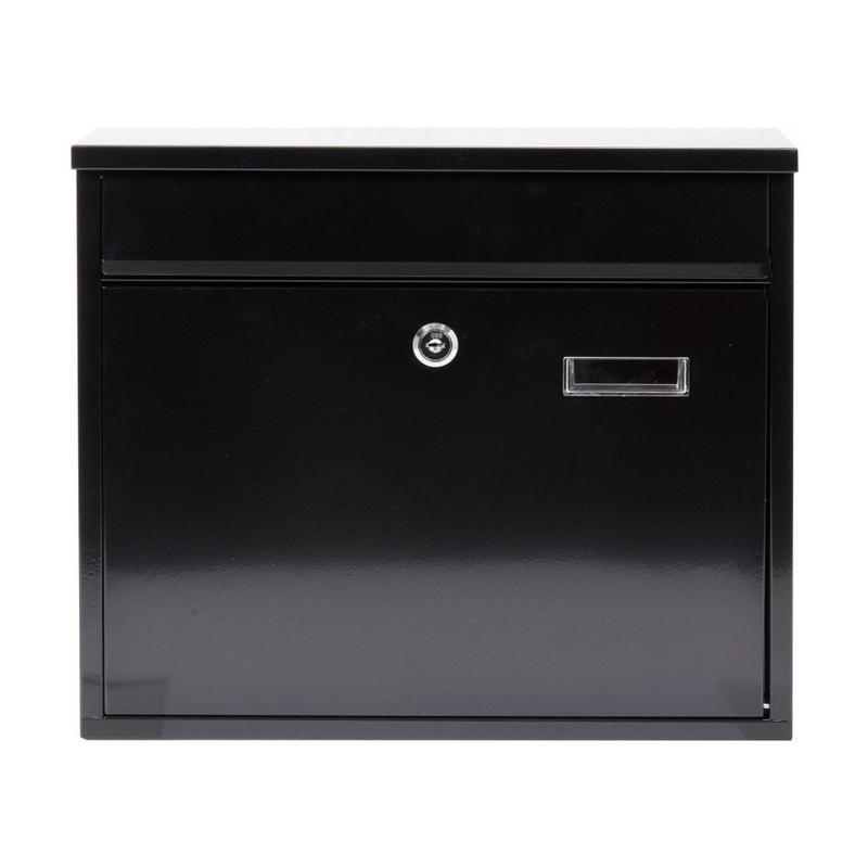 VOREL Postaláda fekete 2 kulccsal 310 x 360 x 100 mm (78575)