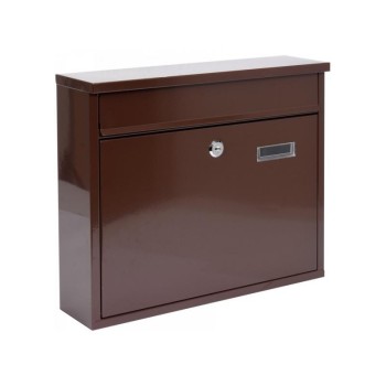 VOREL Postaláda barna 2 kulccsal 310 x 360 x 100 mm (78577)