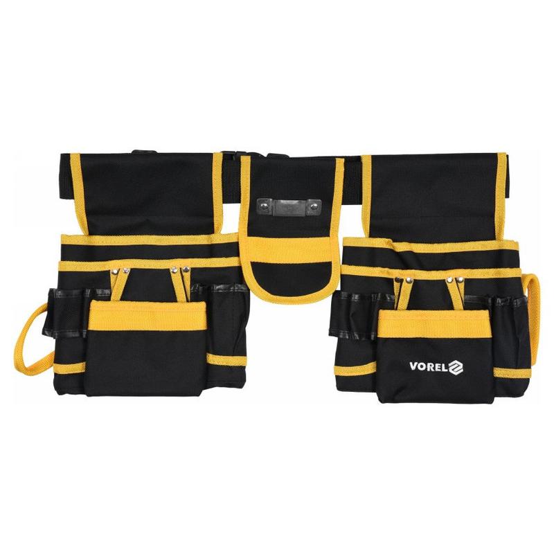 VOREL Szög és szerszámtartó övtáska 6 zsebes (78752)