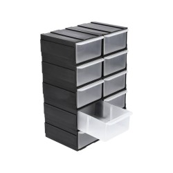 VOREL Fiókos csavartartó 10 fiók 225 x 155 x 100 mm (78785) VOREL Fiókos csavartartó 10 fiók 225 x 155 x 100 mm (78785)