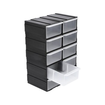VOREL Fiókos csavartartó 10 fiók 225 x 155 x 100 mm (78785)