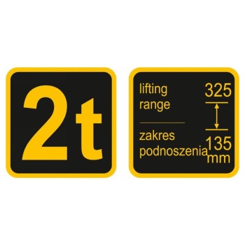 VOREL Hidraulikus krokodil emelő 2 tonna 135-325 mm (80111) VOREL Hidraulikus krokodil emelő 2 tonna 135-325 mm (80111)