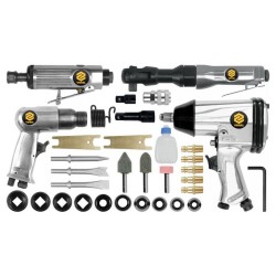 VOREL Pneumatikus szerszám és tartozék készlet 33 részes (81142)