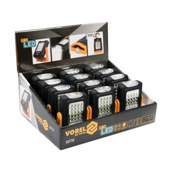 VOREL Elemes LED lámpa mágneses 20+3 LED (82730) VOREL Elemes LED lámpa mágneses 20+3 LED (82730)