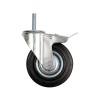 VOREL Ipari kerék forgóvillás fékkel 100 mm 60 kg (87332)