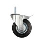 VOREL Ipari kerék forgóvillás fékkel 125 mm 100 kg (87333)