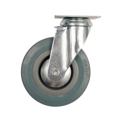 VOREL Ipari kerék forgóvillás 125 mm 50 kg (87364)