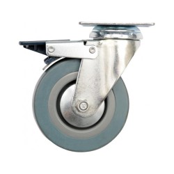VOREL Ipari kerék forgóvillás fékkel 100 mm 45 kg (87383) VOREL Ipari kerék forgóvillás fékkel 100 mm 45 kg (87383)