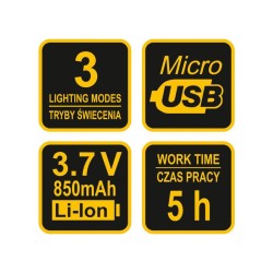 VOREL Akkus LED fejlámpa (88677) VOREL Akkus LED fejlámpa (88677)