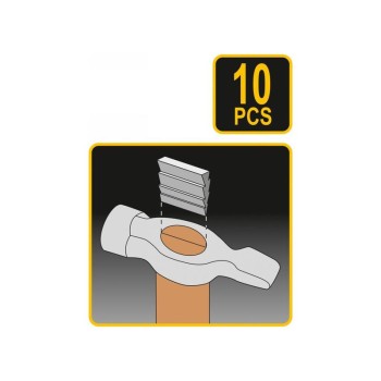 VOREL Kalapács ék készlet 10 részes (99472) VOREL Kalapács ék készlet 10 részes (99472)