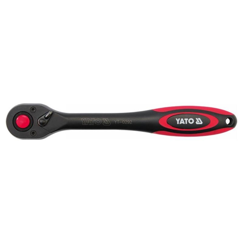 YATO Racsnis hajtószár 1/2' 257 mm 72T egyenes szár CrV (YT-0292) YATO Racsnis hajtószár 1/2' 257 mm 72T egyenes szár CrV (YT-0292)