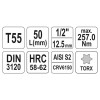 YATO Bit dugókulcs Torx 1/2' T55 CrV (YT-04317)