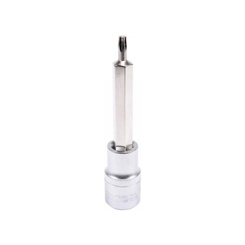 YATO Hosszú bit dugókulcs Torx 1/2' T25 CrV (YT-04321)