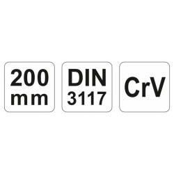 YATO Állítható villáskulcs 0-32 / 210 mm CrV (YT-2171)