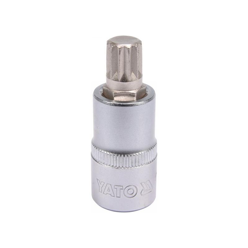 YATO Bit dugókulcs Spline 1/2' M12 CrV (YT-04344)