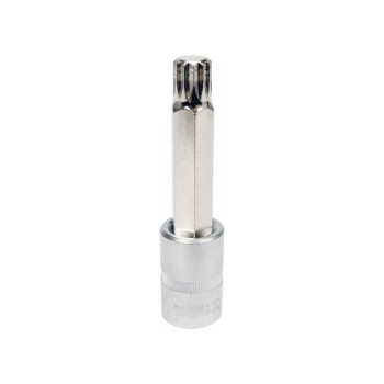 YATO Hosszú bit dugókulcs Spline 1/2' M14 CrV (YT-04355)