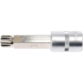 YATO Hosszú bit dugókulcs Spline 1/2' M17 CrV (YT-04357)
