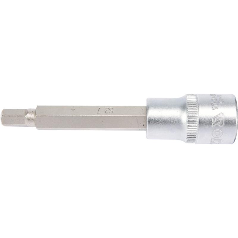 YATO Hosszú bit dugókulcs Imbusz 1/2' 7 mm CrV (YT-04393)