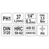 YATO Bit dugókulcs Phillips 1/4' PH1 CrV (YT-04411)