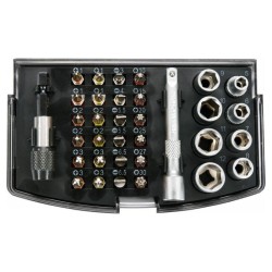 YATO Bithegy és dugókulcs készlet 34 részes 1/4' S2 (YT-04623)