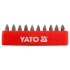 YATO Bithegy készlet 10 részes PH1 25mm (YT-0474) YATO Bithegy készlet 10 részes PH1 25mm (YT-0474)
