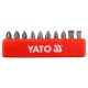 YATO Bithegy készlet 10 részes 25 mm (YT-0482) YATO Bithegy készlet 10 részes 25 mm (YT-0482)