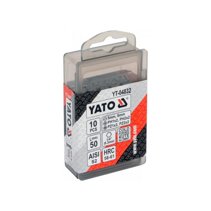 YATO Bithegy készlet 10 részes 50 mm (YT-04832)