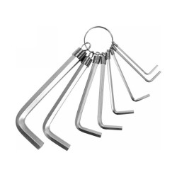 YATO Imbuszkulcs készlet 8 részes 2,0-10 mm CrV (YT-0503) YATO Imbuszkulcs készlet 8 részes 2,0-10 mm CrV (YT-0503)