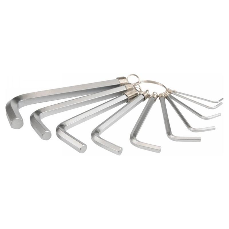 YATO Imbuszkulcs készlet 10 részes 1,5-10 mm CrV (YT-0504) YATO Imbuszkulcs készlet 10 részes 1,5-10 mm CrV (YT-0504)
