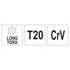 YATO Torx kulcs T20 hosszú (YT-05496)