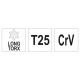 YATO Torx kulcs T25 hosszú (YT-05497) YATO Torx kulcs T25 hosszú (YT-05497)