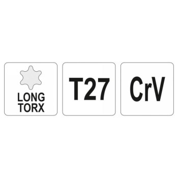 YATO Torx kulcs T27 hosszú (YT-05498)