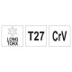 YATO Torx kulcs T27 hosszú (YT-05498) YATO Torx kulcs T27 hosszú (YT-05498)