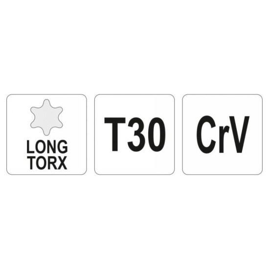 YATO Torx kulcs T30 hosszú (YT-05499)