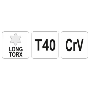 YATO Torx kulcs T40 hosszú (YT-05501)