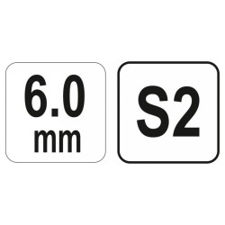 YATO Imbusz T-kulcs 6,0 mm / 17 x 200 mm S2 (YT-05577) YATO Imbusz T-kulcs 6,0 mm / 17 x 200 mm S2 (YT-05577)