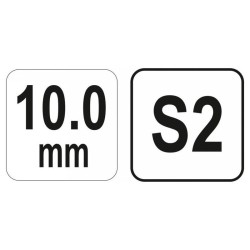 YATO Imbusz T-kulcs 10 mm / 22 x 200 mm S2 (YT-05581)