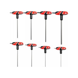 YATO Imbusz T-kulcs készlet 8 részes 2,5-10 mm S2 (YT-05583) YATO Imbusz T-kulcs készlet 8 részes 2,5-10 mm S2 (YT-05583)