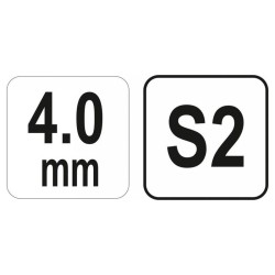 YATO Gömbfejű imbusz T-kulcs 4,0 mm / 13 x 140 mm S2 (YT-05588) YATO Gömbfejű imbusz T-kulcs 4,0 mm / 13 x 140 mm S2 (YT-05588)