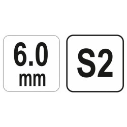 YATO Gömbfejű imbusz T-kulcs 6,0 mm / 17 x 170 mm S2 (YT-05591) YATO Gömbfejű imbusz T-kulcs 6,0 mm / 17 x 170 mm S2 (YT-05591)