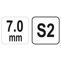 YATO Gömbfejű imbusz T-kulcs 7,0 mm / 17 x 170 mm S2 (YT-05592) YATO Gömbfejű imbusz T-kulcs 7,0 mm / 17 x 170 mm S2 (YT-05592)