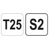 YATO T-kulcs T25 / 130 mm S2 (YT-05606)