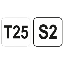YATO T-kulcs T25 / 130 mm S2 (YT-05606) YATO T-kulcs T25 / 130 mm S2 (YT-05606)