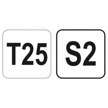 YATO T-kulcs T25 / 130 mm S2 (YT-05606)