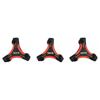 YATO Összecsukható imbuszkulcs és Torx kulcs készlet 26 részes CrV (YT-05644)