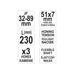 YATO Henger hónoló 32-89 mm (YT-05811) YATO Henger hónoló 32-89 mm (YT-05811)