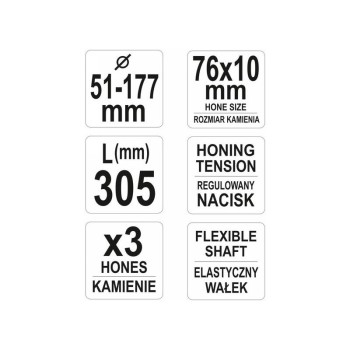 YATO Henger hónoló 51-177 mm (YT-05812)