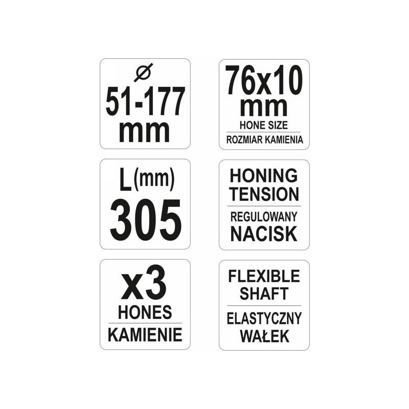 YATO Henger hónoló 51-177 mm (YT-05812)