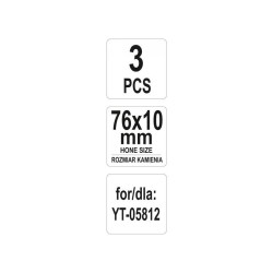 YATO Cserélhető pofa hónolóhoz 76 x 10 mm (3 db/cs) (YT-05817) YATO Cserélhető pofa hónolóhoz 76 x 10 mm (3 db/cs) (YT-05817)