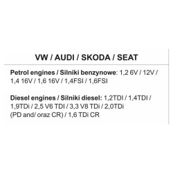 YATO Vezérlés rögzítő készlet 34 részes (Diesel és benzin) Audi Seat Skoda VW (YT-06015)